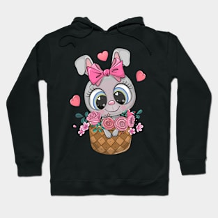 Cute Cartoon Rabbit Hoodie